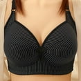 thumbnail image 2 of CLOISE Bras for Women No Underwire No Zipper Plus Size Push up Padded Lounge Bras Black XS-4XL, 2 of 3