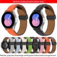 thumbnail image 4 of KOMI for Samsung 20MM magnetic leather strap Huawei Watch 22MM folding buckle leather strap, 5.5-8.7 inches,Beige white, 4 of 5