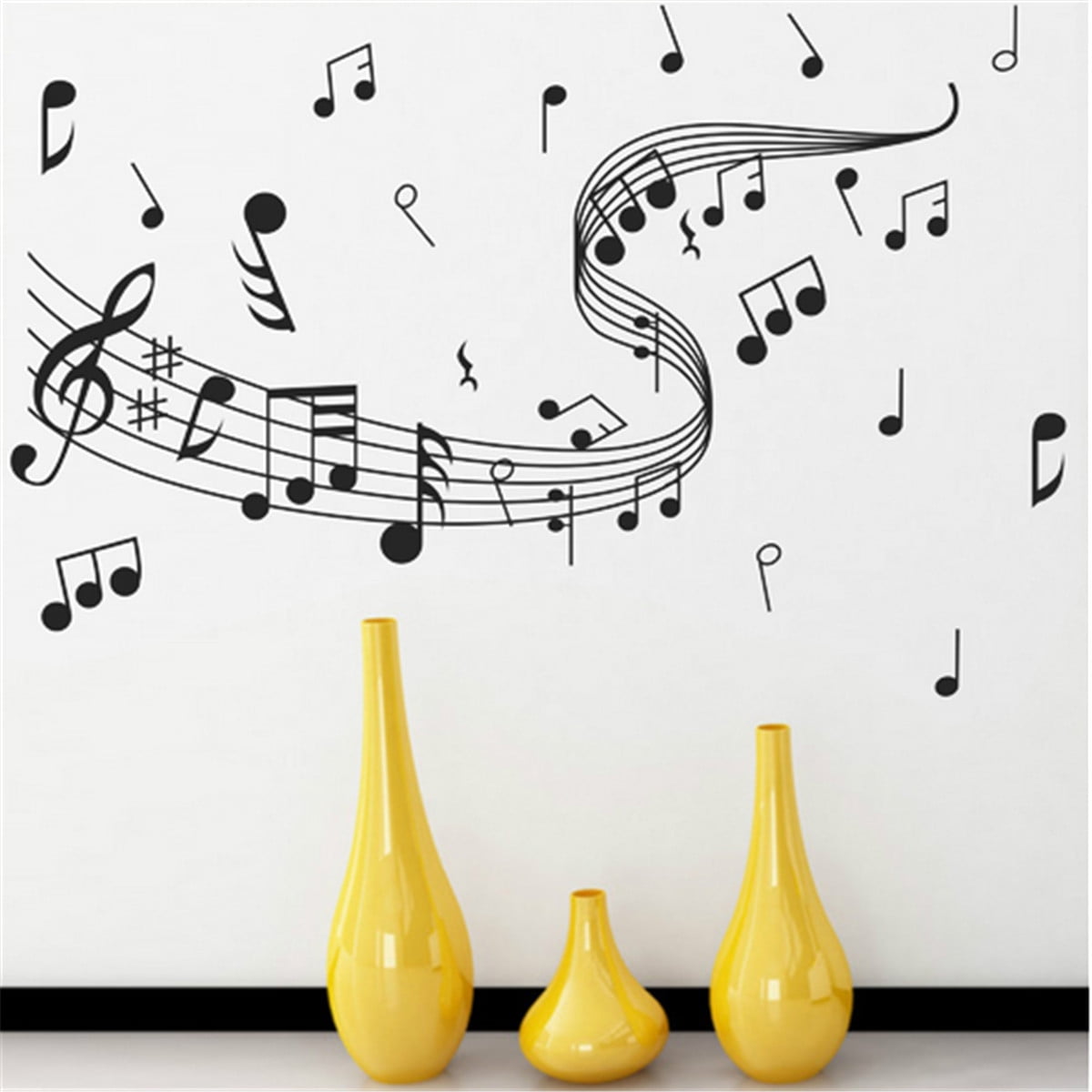Music Notes Band Room Home Removable Wall Stickers Decals Vinyl