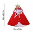 thumbnail image 3 of Hometravel Pet Christmas Cape, Festive Cape Costume for Cats and Small Dogs, Holiday Pet Clothing for Christmas Decoration, Photo, Party Celebration, 3 of 6