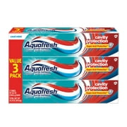 Aquafresh Cavity Protection Fluoride Toothpaste, Cool Mint, 5.6 Oz, 3 Pack