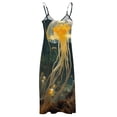 thumbnail image 5 of Jellyfish Ocean Style Sleeveless Dress Women's Luxury Party Dress Birthday Dresses for Women, 5 of 7