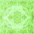 thumbnail image 1 of Ahgly Company Indoor Square Persian Green Traditional Area Rugs, 3' Square, 1 of 1