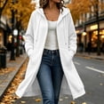 thumbnail image 4 of NominalSnug Women's Zip Up Hoodies Oversized Fleece Long Tunic Sweatshirts Casual Long Sleeve 2026 Fall Hoodie Jacket Coat, 4 of 8