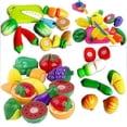 thumbnail image 1 of Kitchen Food Play Toy Cutting Fruit Vegetable Cutter Tool for Children Kids Great Gift, 1 of 6