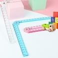 thumbnail image 4 of Necvior Clear Folding Ruler Measuring length 0-30cm Centimeters Scale Math Drawing Ruler, 4 of 13