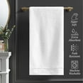 thumbnail image 7 of Hotel Style Egyptian Cotton Tencel Lyocell Bath Towel, Arctic White, 7 of 7