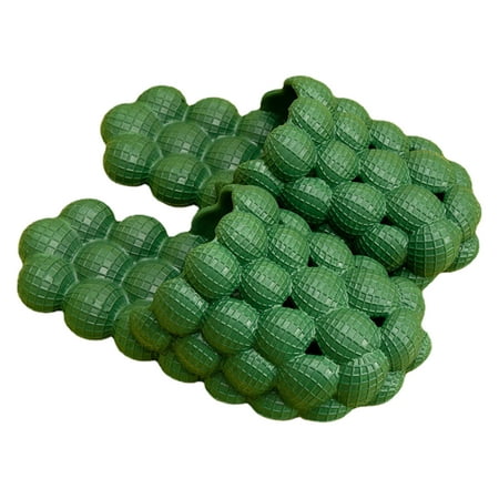 

Catinbow Bubble Slides Funny Bubble Slippers Memory Foam Slippers For Women Funny Slides With Massage Pad And Breathable Holes Soft Slippers For Women And Men