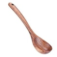 thumbnail image 1 of Cuchara de teca, cuchara de sopa de teca con cuchara redonda, cuchara de sopa de teca, eficiencia óptima, 1 of 8