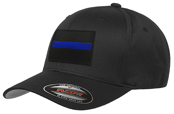 Thin Blue Line USA FlexFit Hat with 
