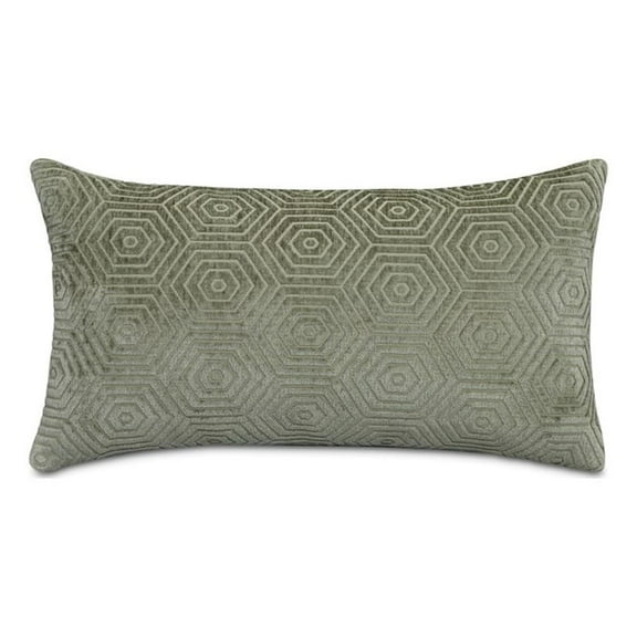 Renue Sutter 13" x 24" Chenille Oblong Pillow - Fennel Green in Set of 2