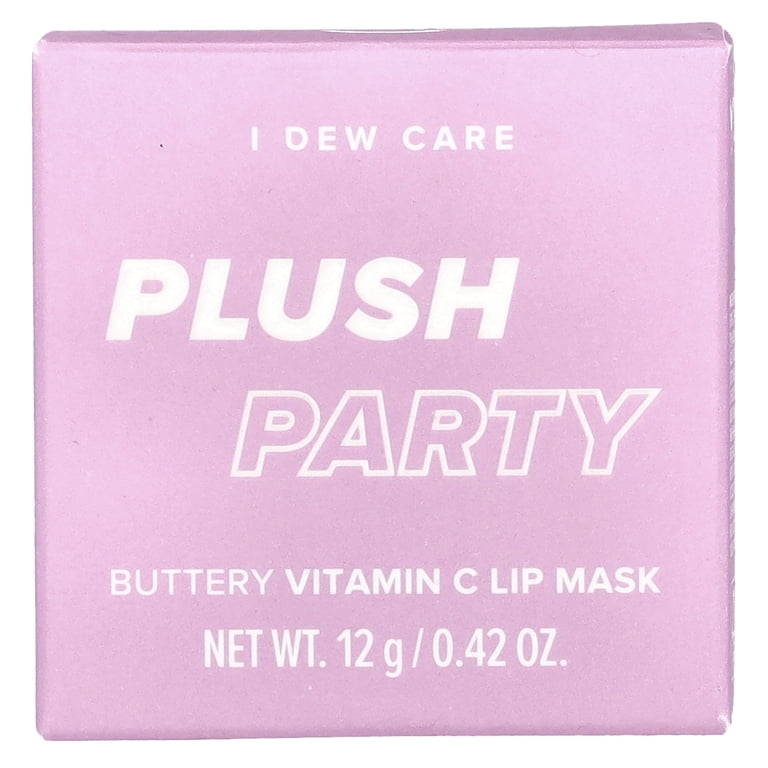 plush party buttery vitamin c lip mask I DEW Care, Buttery Vitamin C Lip Beauty Mask, Plush Party