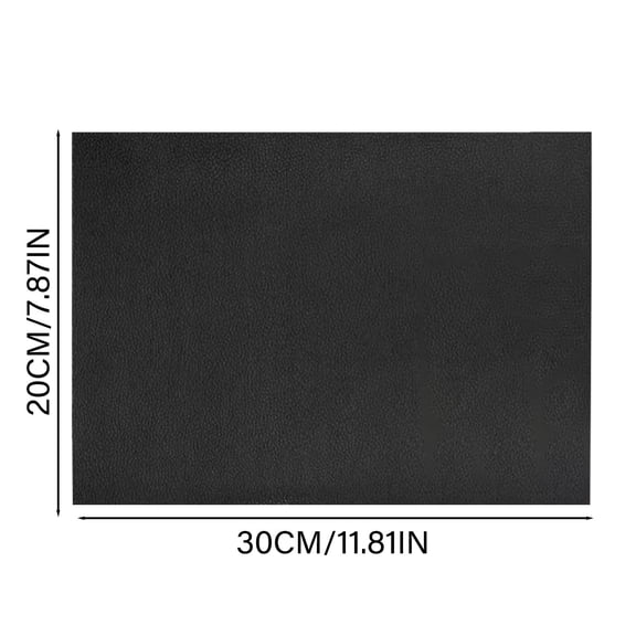 Adhesive Leather Repair Sticker Patch For Sofa Car Seat Headboard Artificial Leather Repair Easy Paste (Black, 20*3*15cm)