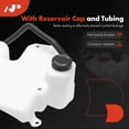 thumbnail image 3 of A-Premium Engine Coolant Overflow Recovery Reservoir Tank [with Cap and Tubing] Compatible with Chevrolet Blazer 1995-2005, S10 1994-2004 & GMC Jimmy, Sonoma & Oldsmobile Bravada - Front Side, 3 of 6