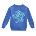 thumbnail image 4 of AJIWYH Veste Fille Mode Décontractée Imprimée à Manches Longues Chandail à Capuchon Bleu, 2-3 Ans, 4 of 4