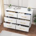 thumbnail image 3 of Commode pour Chambre avec 6 Tiroirs, Commode Moderne en Bois pour Garde-Robe, Commode pour Chambre, Salon, Couloir, Entrée, 3 of 8