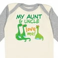 thumbnail image 4 of Inktastic My Aunt and Uncle Love Me Dinosaur Boys Long Sleeve Baby Bodysuit, 4 of 5