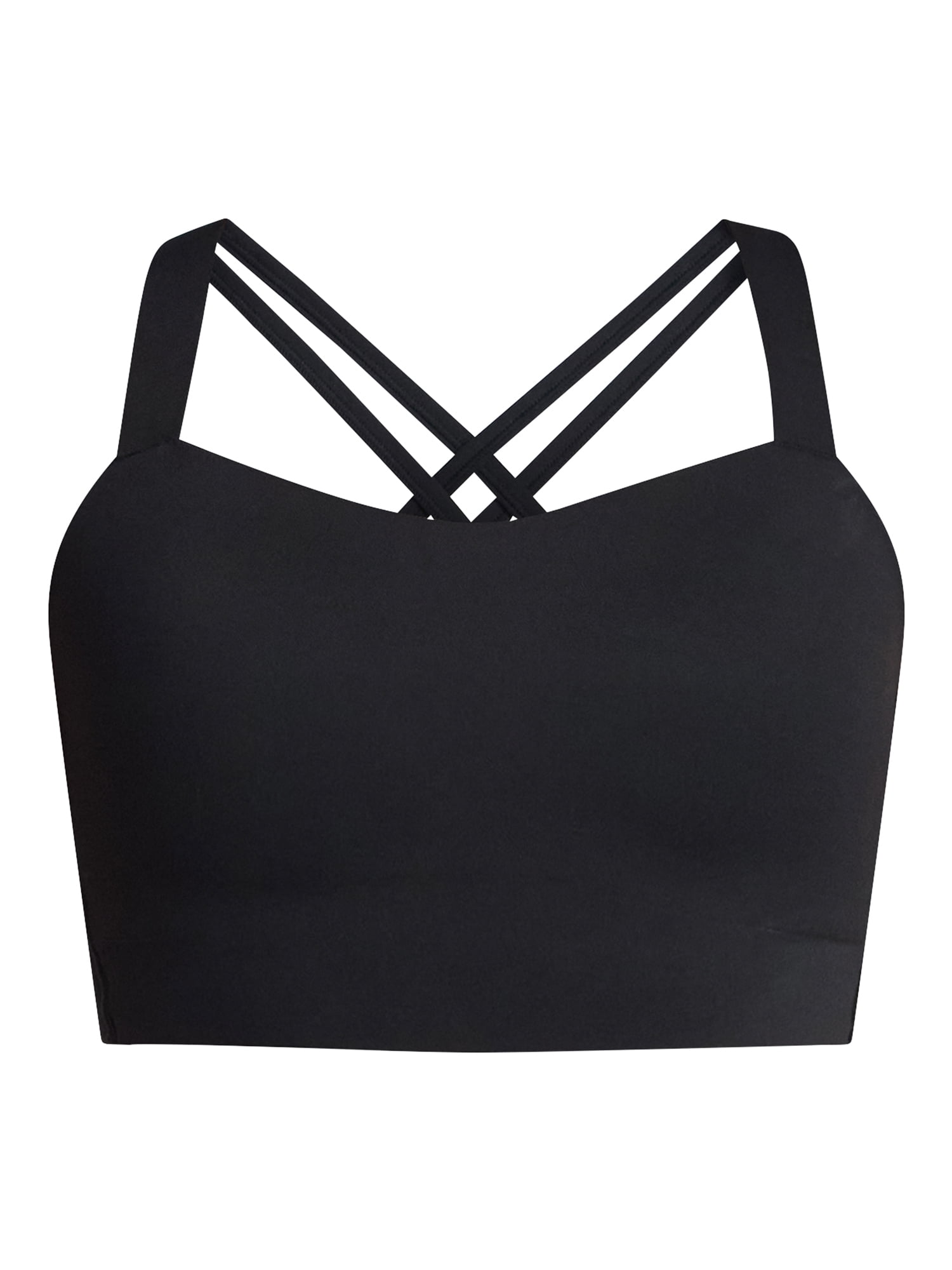 Avia Women's Low Impact Longline Strappy Back Sports Bra, Sizes XS-XXXL
