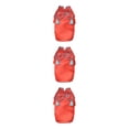 thumbnail image 4 of Methold Ropa para mascotas Vestido de algodón transpirable Estilo chino tradicional Ropa para mascotas Animales Cheongsam Disfraces de moda Rojo METRO 3piezas, 4 of 6