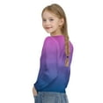 thumbnail image 5 of Posijego Little Girl Sweatshirt for Girls Round Neck Long Sleeve Shirt Twist Front Pullover Athletic Crop Tops, 5 of 7