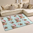 thumbnail image 2 of Coolnut Lightweight Soft Area Rugs 31x20 Inch, Christmas Dog and Candy Floor Mat Doormat for for Rooms Entrance Hardwood Floor Living Room 2'7" x 1'8"） Nursery Rugs, 2 of 6