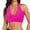 Hot Pink, variant on XEGLSBU Womens Swimsuits 1 Piece High Neck Women Bikini Top Push up Bathing Suit Top V Neck Full Coverage Swimsuit Top Dark Green Size M