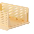 thumbnail image 5 of Cesta de almacenamiento apilable plegable, cesta de almacenamiento apilable, cesta de almacenamiento de plástico para armario, cesta de almacenamiento apilable para dormitorio, integración perfecta, 5 of 5