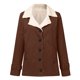 thumbnail image 5 of Pntutb Mujeres Plus Tamaño Invierno Cálido Compuesto Plushbutton Solapas Chaqueta Outwearcoat Pntutb Pntutb-365, 5 of 6