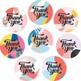 thumbnail image 3 of maskred 500 Pieces Colorful Thank Stickers Labels 5 for Birthday Party 1 Roll 1.5 Inch 1Set, 3 of 6
