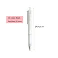 thumbnail image 4 of Amdohai 1pc Refillable & Retractable Gel Ink Pens 0.5mm Black Ink Gel Pen with 6 Ink Refills for Office School Students Adults, 4 of 8