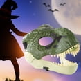 thumbnail image 4 of Máscara de dinosaurio creativa jinwen Cubierta de dinosaurio Verde, 4 of 7