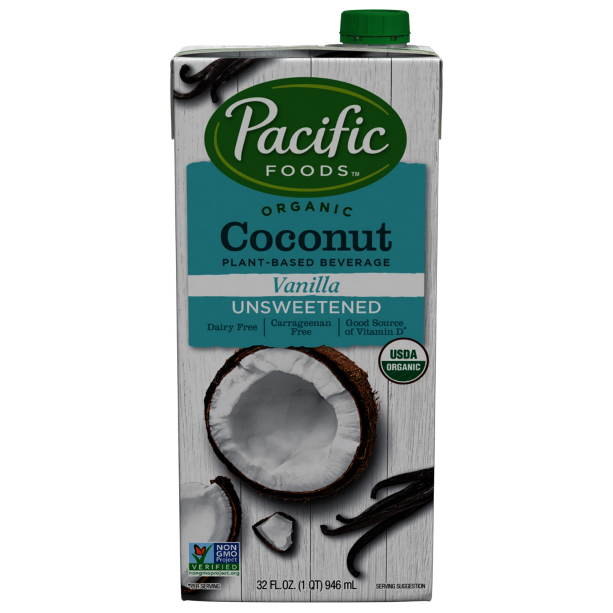 Pacific Foods Organic Coconut Unsweetened Vanilla PlantBased Beverage