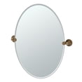 thumbnail image 2 of Gatco Cafe 26.5" Frameless Oval Mirror, Chrome, 2 of 2