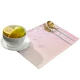 thumbnail image 3 of 2024 Placemat Pink Cherry Blossom 4/6pcs Table Pad Mats for Dining Table Home Kitchen r Accessories Linen Coaster, 3 of 7