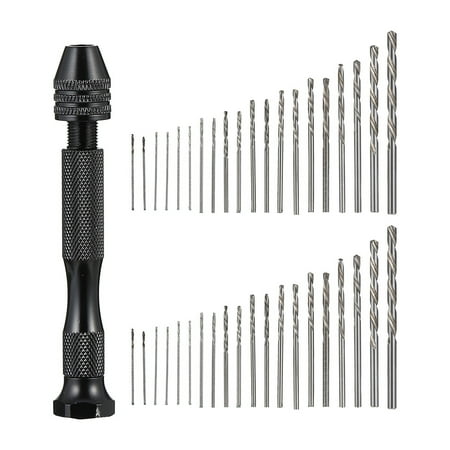 

Zonhebin 40Pcs Pin Vise Hand Drill Set for Jewelry & Woodworking