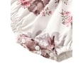 thumbnail image 5 of Kiapeise Baby Girl Rabbit Print Bodysuit Sleeveless Suspender Summer Romper, 5 of 6