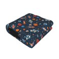 thumbnail image 2 of KLL Spaceships And Stars In Outer Space Print Fleece Throw Blanket, Horizontal Fleece Bedding Cute Soft Blankets Comfy Fleece Flannel Plush Home Decor for Couch & Bed -40"x30", 2 of 9
