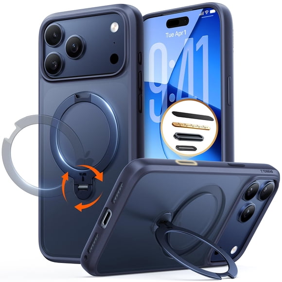 Funda TORRAS Q3 Spin para iPhone 17 Pro, magnética 360°
