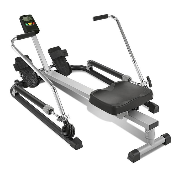 Rowing Exercise Machine,12 Level Adjustable Resistance Hydraulic