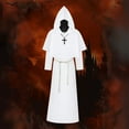 thumbnail image 1 of Capa para mujer, disfraz de Halloween, estilo medieval, capa con medio hombro y chal para mujer, 1 of 8