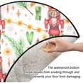 thumbnail image 3 of Coolnut Christmas Nutcracker Christmas Tree Mats Waterproof Tree Skirt, Watercolor Xmas Tree Stand Tray Mat Floor Protector Pad for Holiday Party Decoration, 28.3", 3 of 6