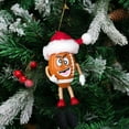 thumbnail image 5 of ChicYu Football Funny Face Christmas Tree Decoration Christmas Gift Hanging Ornament Cute Design for Hanging on Christmas Tree, 5 of 5