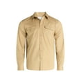 thumbnail image 5 of Free Assembly Men's Cotton Utility Shirt with Two Pockets, Sizes S-3XL, 5 of 5
