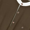 thumbnail image 4 of Weiqiqre Men Tank Tops Classic Button Basic Sleeveless Shirt Solid Color Cotton Tees Golf Stylish Tops, 4 of 9