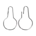 thumbnail image 1 of Cateissary 20 piezas anillos de gancho de cortina Clip colgante de cortina de Metal para varillas de ducha de baño rodillo deslizante accesorios para el Type2 Cateissary HA000642-00B, 1 of 6