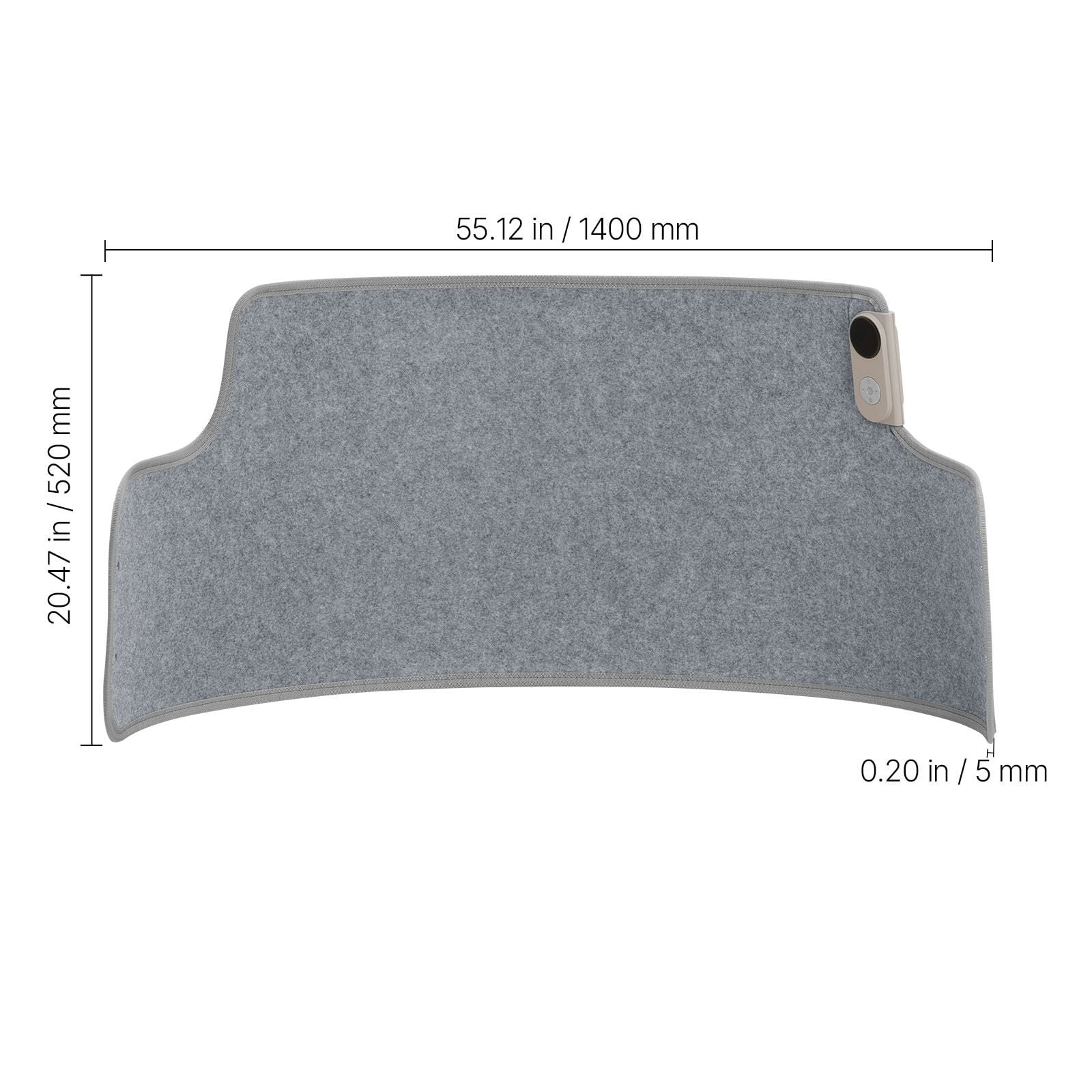 Under-Desk Foot Warmer, Roll-Up Storage with 5 Temperature Settings 40-60°C, 300W Energy-Efficient, Timer 9 Hours, Tip-Over and Overheat Protection for Office