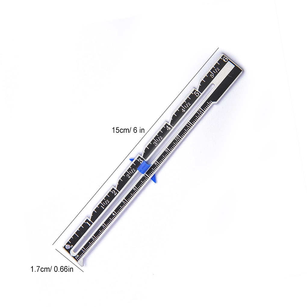 Buy Seam Guide Ruler Manual DIY Accurate Measurement Polished Clear