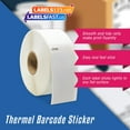 thumbnail image 5 of Compatible Dymo Label Refill for 30336 | 4 Rolls | Size 6” x 6” | Thermal Printer Labels | 500 Roll, 5 of 8