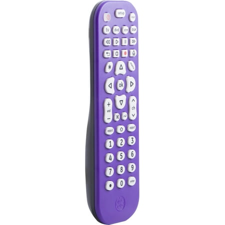 GE 4 Device Universal Remote Control, Purple, 38738 - Walmart.com ...
