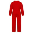 thumbnail image 2 of Venjoe Kids Boys Mechanic Costume Dance Coveralls Long Sleeve Overalls Jumpsuit Boiler Suit Halloween Red 16, 2 of 5